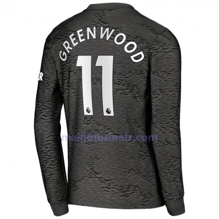 Maillot de Foot Manchester United Greenwood 11 Extérieur 2020-21 Manches Longues
